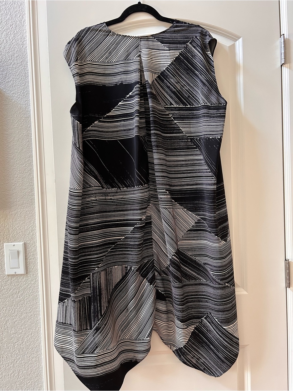 Rachel Roy Sidney Dress Tunic. Geometric. Lagenlook. Artsy. High low hem. SZ XL - Picture 5 of 8